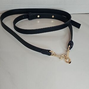 Tommy Hilfiger Navy Blue Bag Strap with Gold Hardware